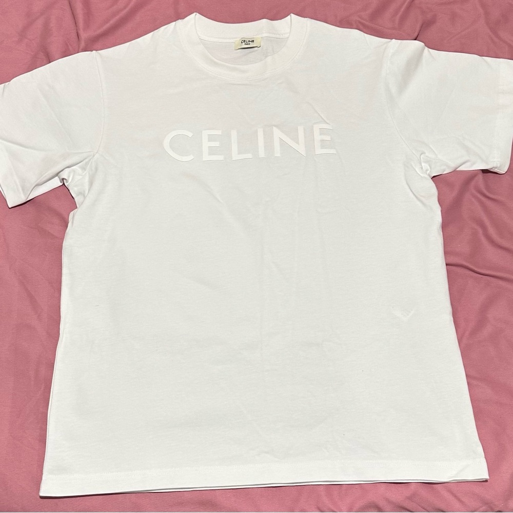 Celine White T-Shirt